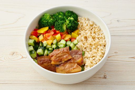 柔らか豚の角煮ライスボウル　Kakuni rice bowl