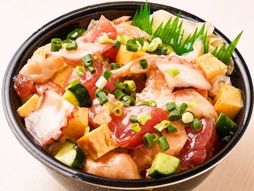 54.ハワイアンポキ丼(hawaiian poke bowl )