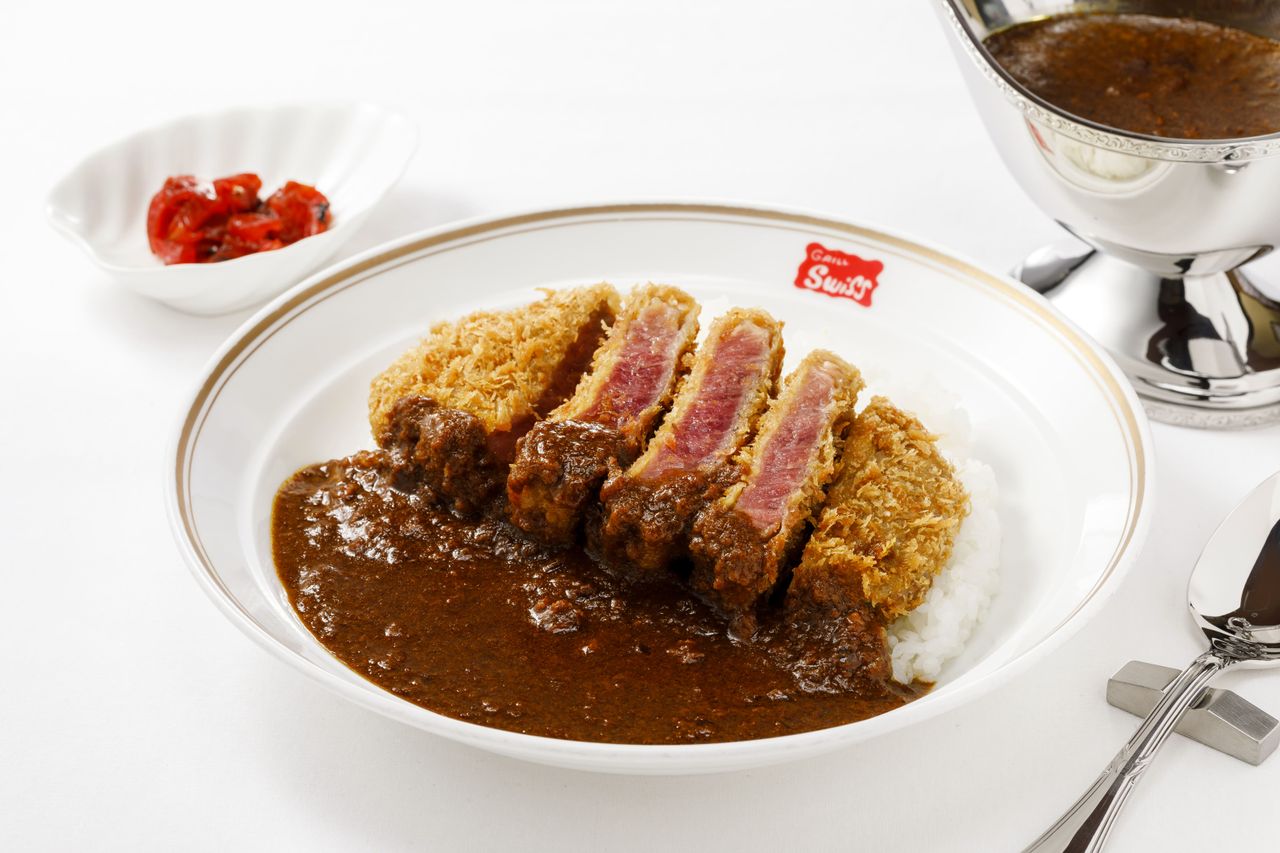 牛ロースのカツカレー