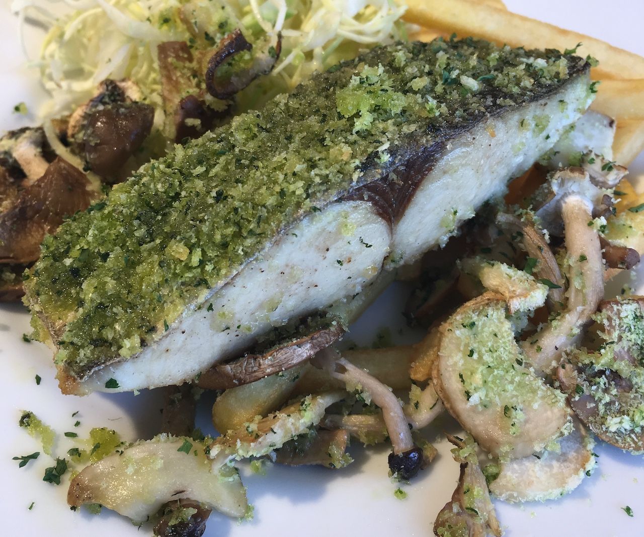 サワラの香草パン粉焼き