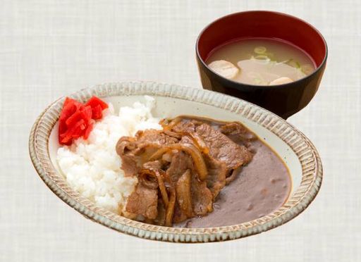 スタミナ肉カレー