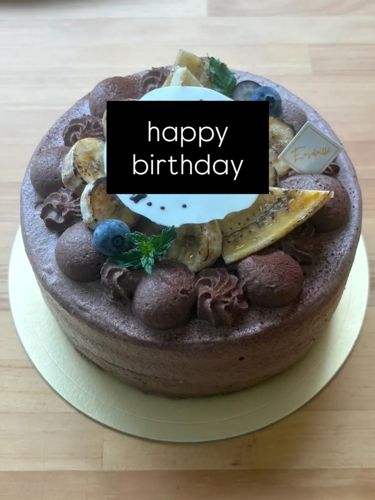 チョコ生クリームデコレーション