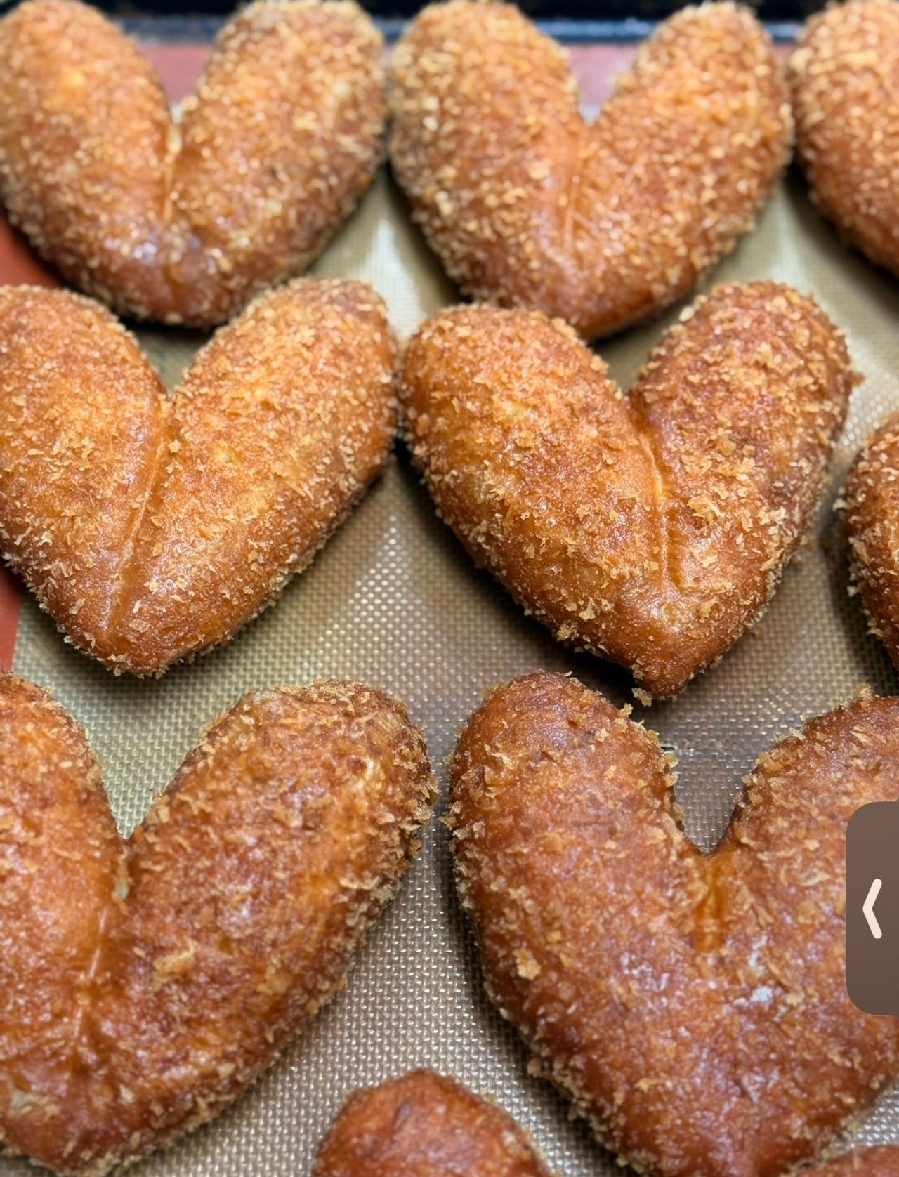 ハートのカレーパン