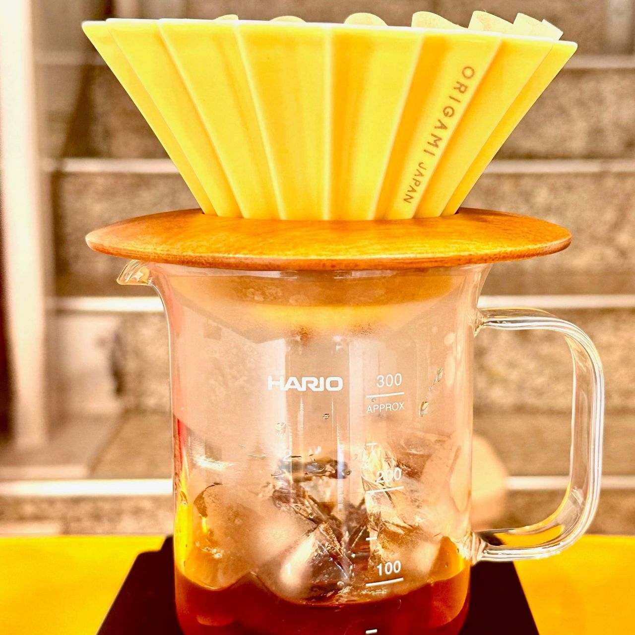 アイスコーヒー　今週のおすすめコクとほどよい苦味　ハンドドリップ