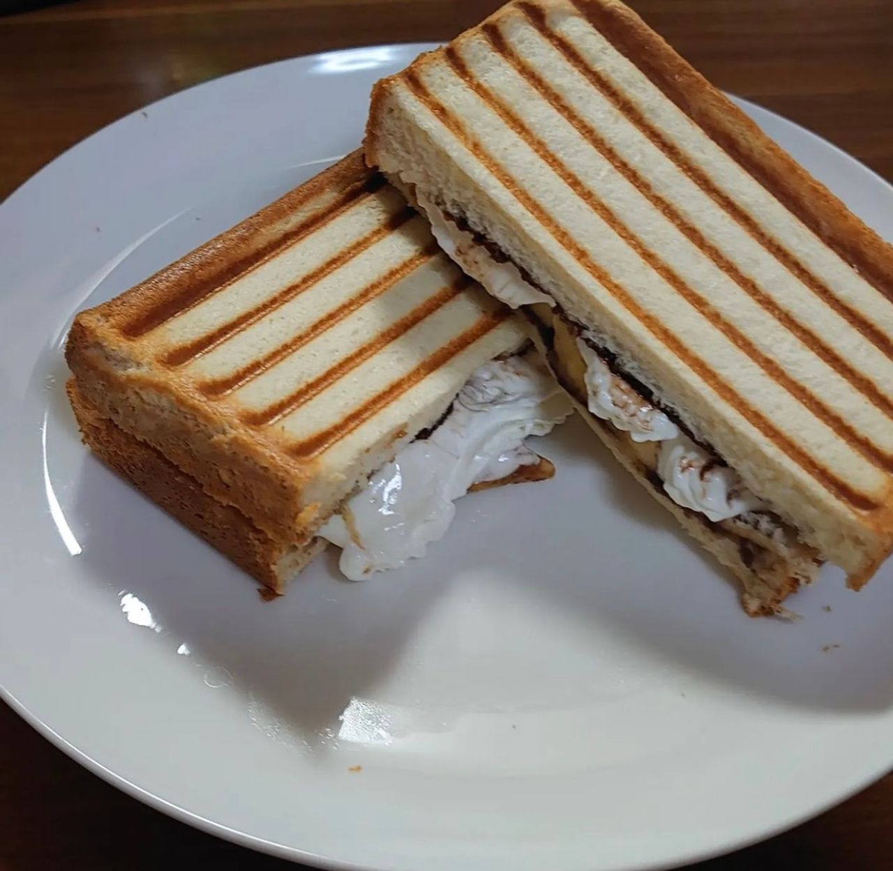 ホットサンド  あんバター