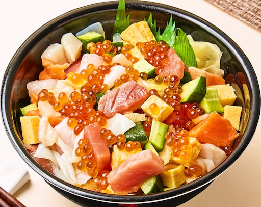 159.特製バラちらし丼(Special rose chirashi bowl)