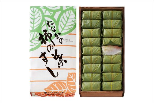 柿の葉すし 木箱　たい 36個入り