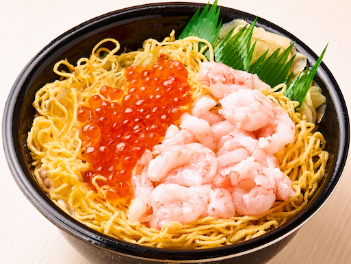 119.甘エビいくら丼(Sweet shrimp salmon roe bowl)