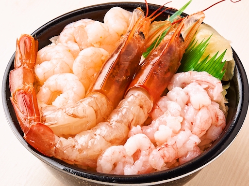 118.エビづくし丼(Shrimp bowl)
