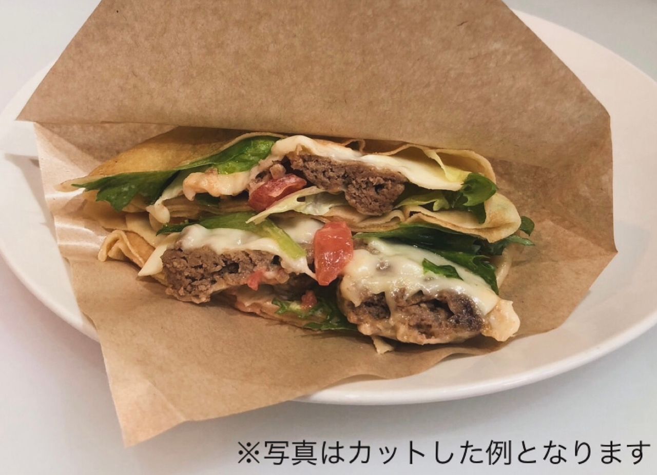 クレープサラダバーガー