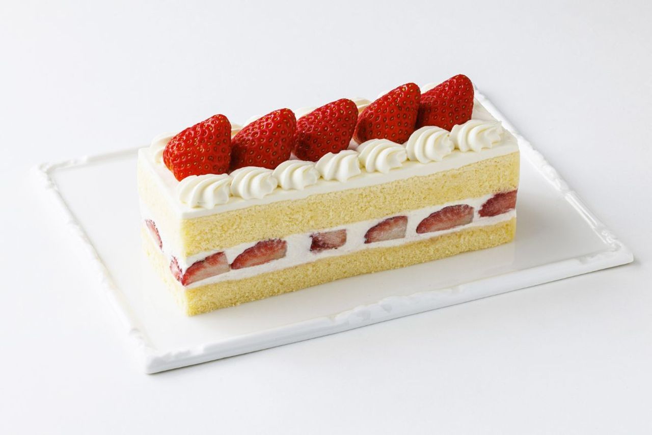 ロング苺ショートケーキ