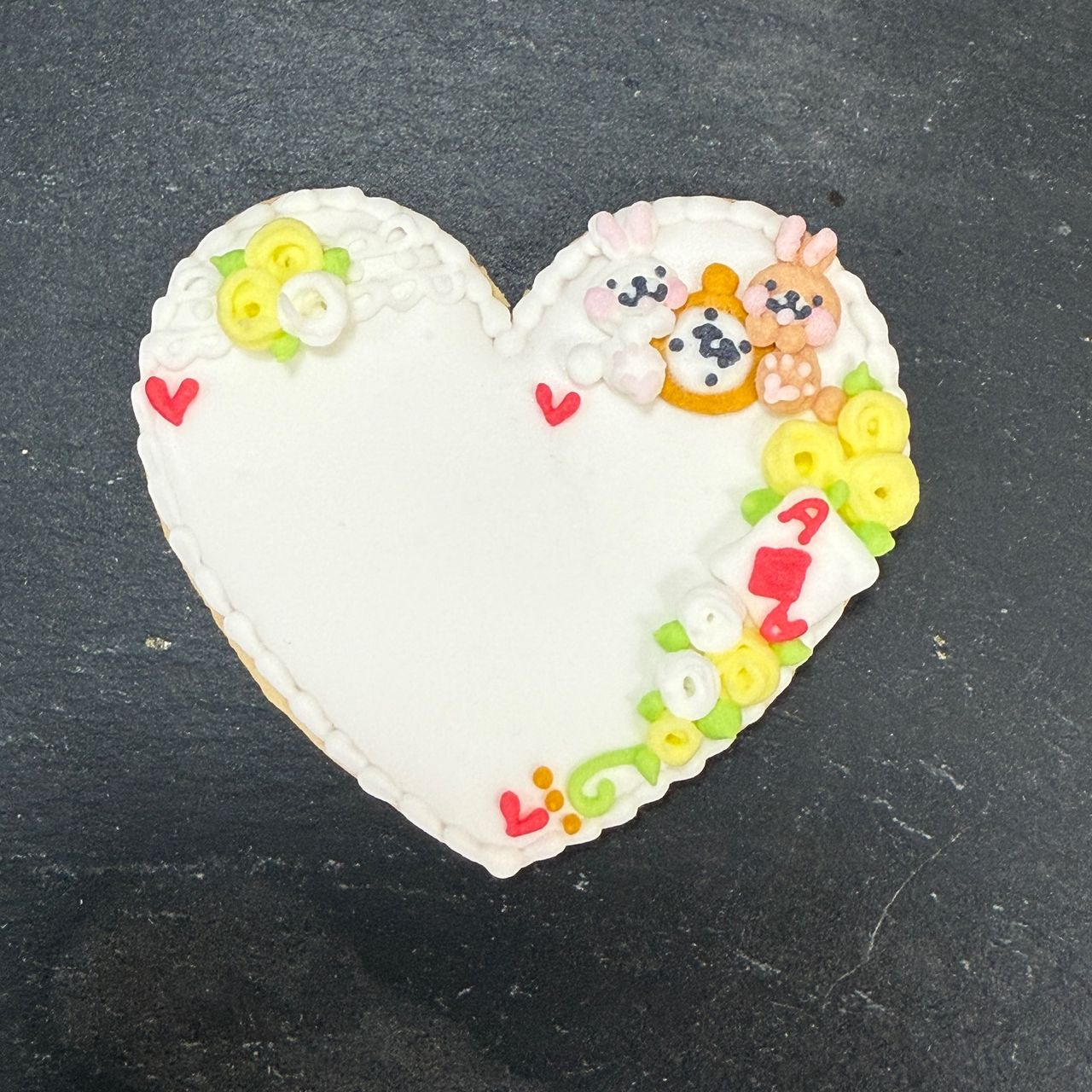 メッセージアイシングクッキー(黄)