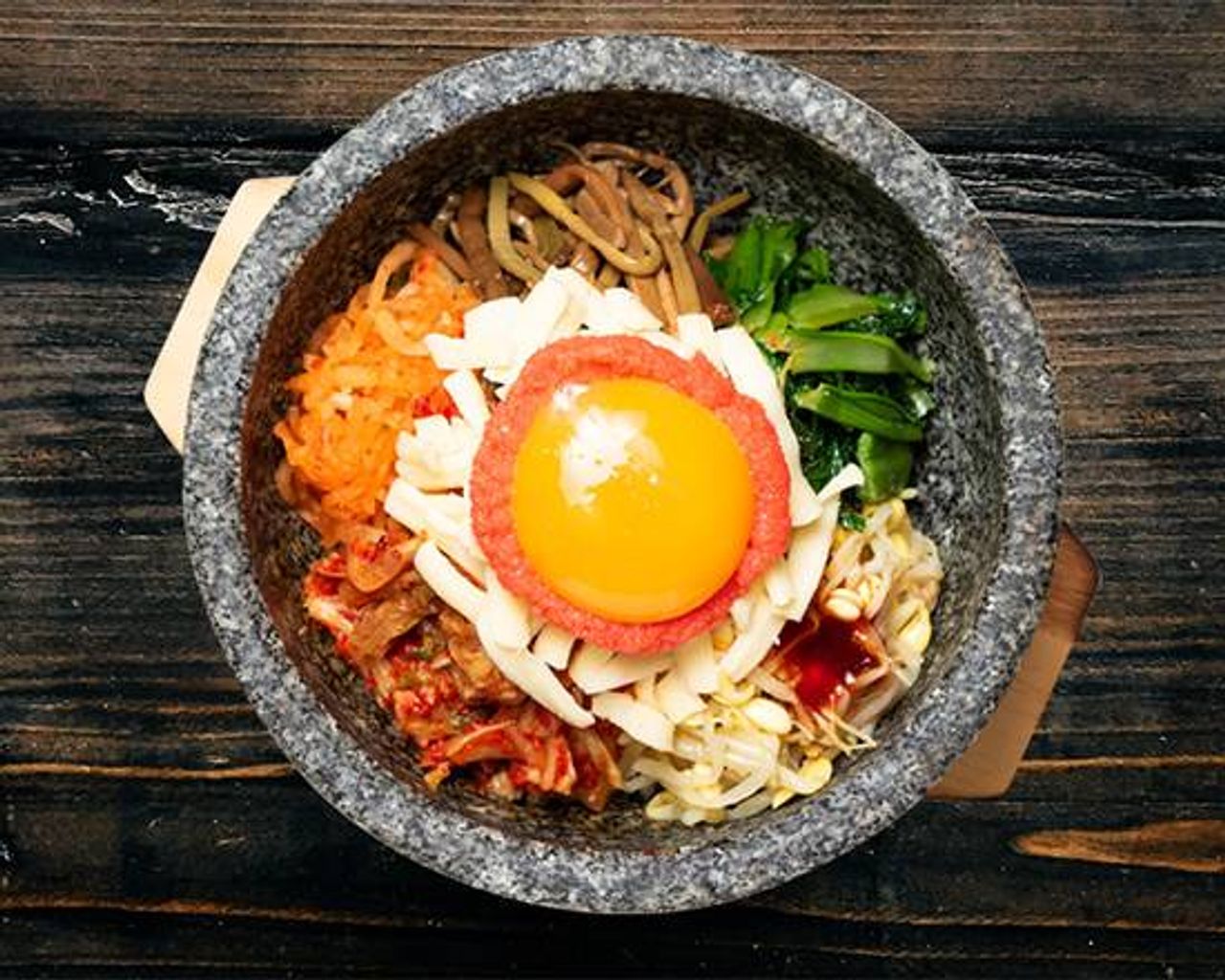 【相性抜群】溶岩焼き明太チーズビビンパ