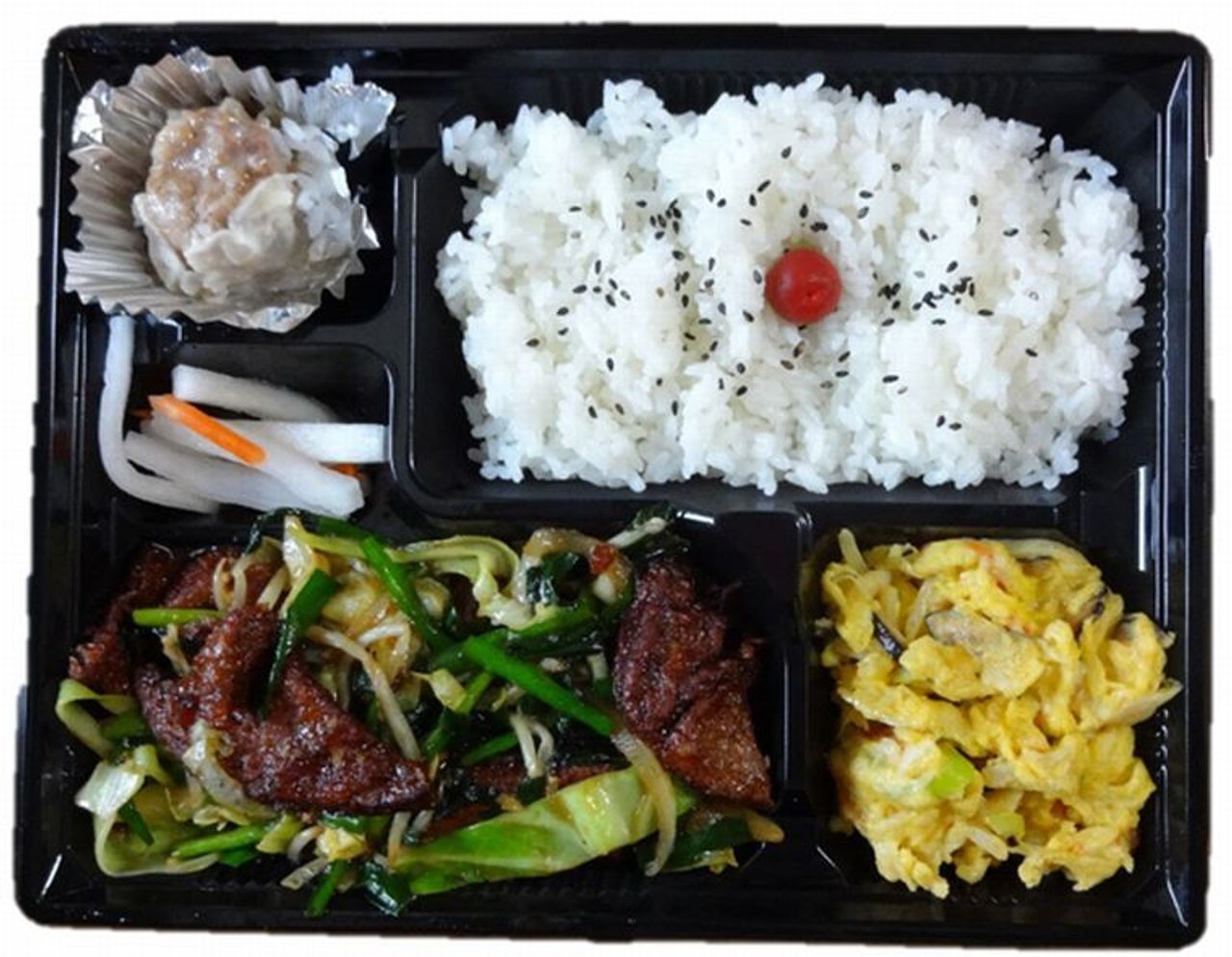 レバニラ弁当