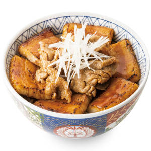 炭火豚バラMIX丼〈肉並盛〉Mixed Pork Bowl