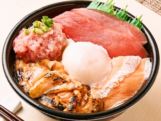 137.魚雷丼シャリ大盛りサービス(Torpedo rice bowl with large serving of shari)