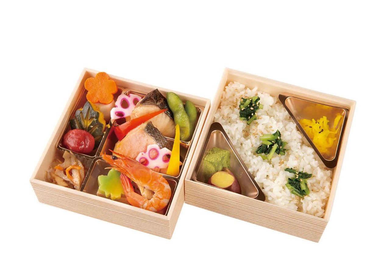 29.鰆幽庵焼と鮭塩焼きのあじわい弁当
