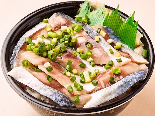 129.ネギさば丼(Green onion mackerel bowl)