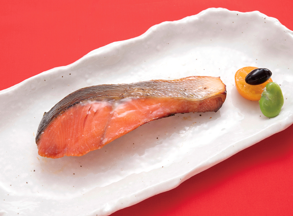 本日の焼魚　紅鮭西京焼き（冷凍タイプ）