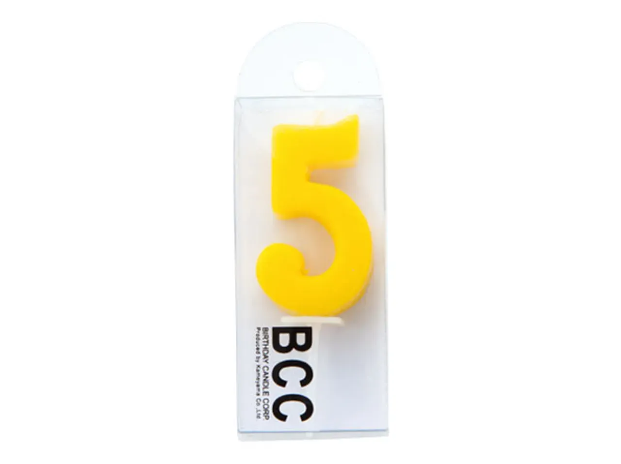 ナンバーキャンドル「5」